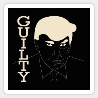 Trump mugshot Sticker